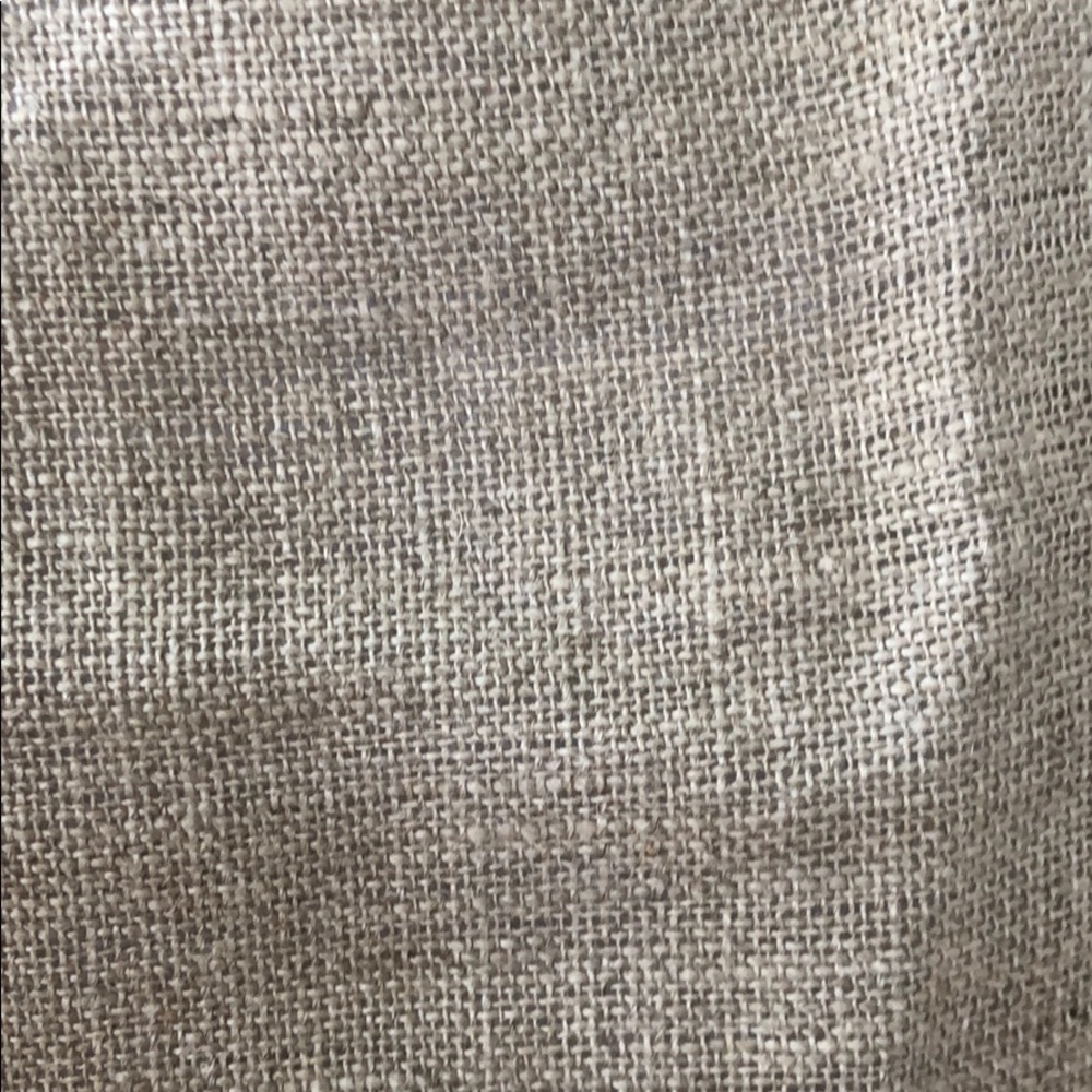 (2) 50”x84” Arhaus Burlap Blackout Curtain Panels